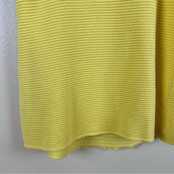 Sam Edelman Top Tank Cotton Knit Yellow Size s - Picture 2 of 8